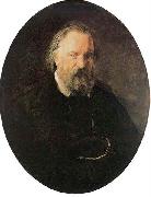 Nikolai Ge Alexander Herzen USA oil painting artist